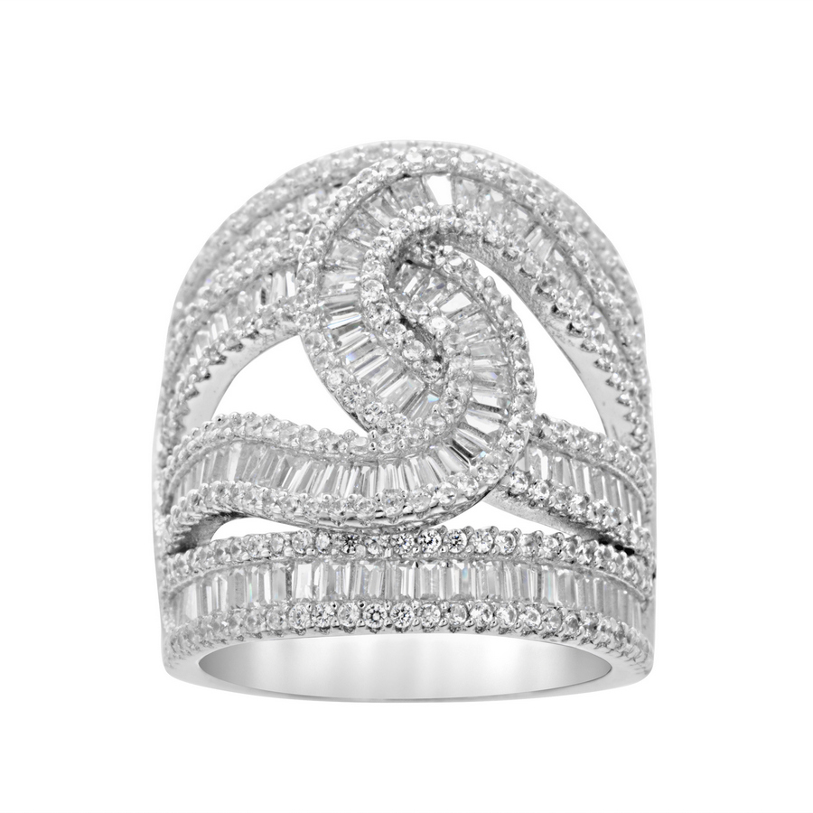 anillo ancho calado pave 