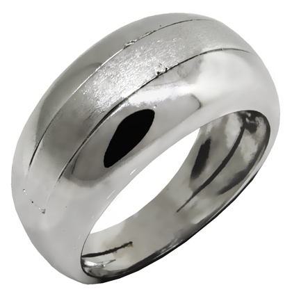 Anillo bombe tres zurcos