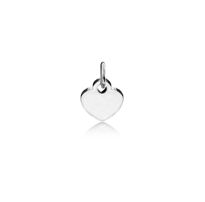 Colgante corazon chico 10 x 11 mm 