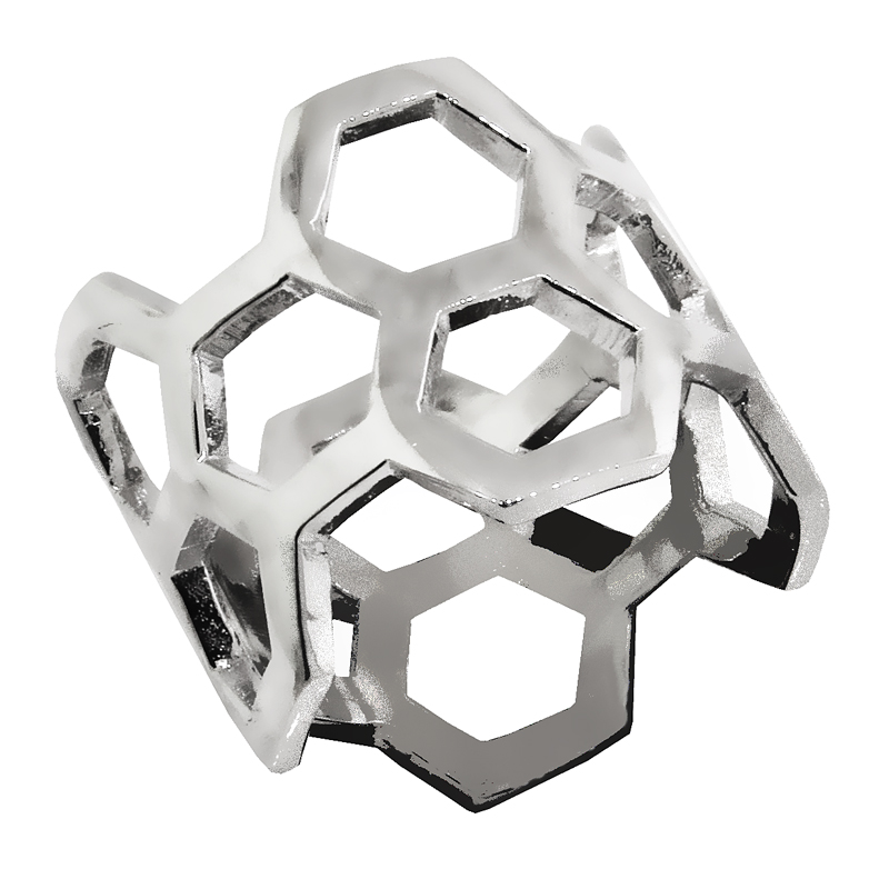 Anillo panal calado platabella
