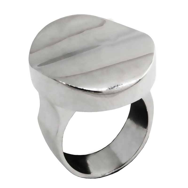 Anillo New York ondeado s/p redondo
