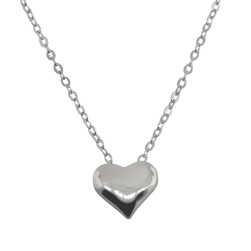 Conjunto corazon inflado sin piedra