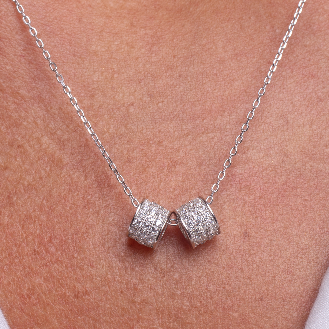 Conjunto doble dona pavee