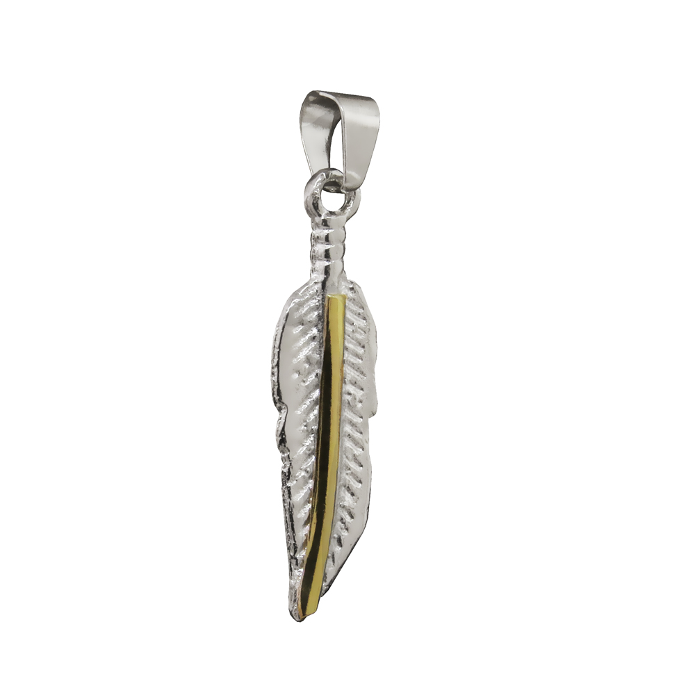 Colgante pluma con double