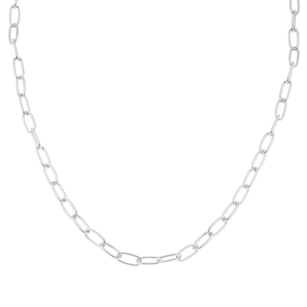 Cadena forcet larga oval hilo 120 ( precio  x 60 cm )