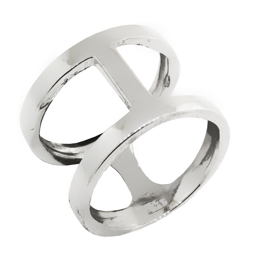 Anillo una tira platabella