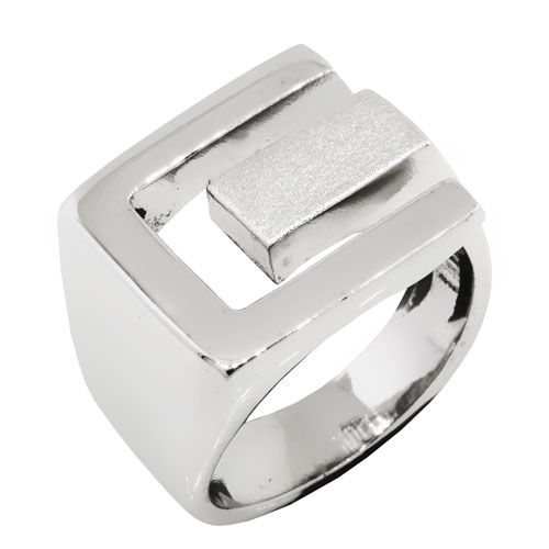 Anillo cinturon sin piedra new, platabella