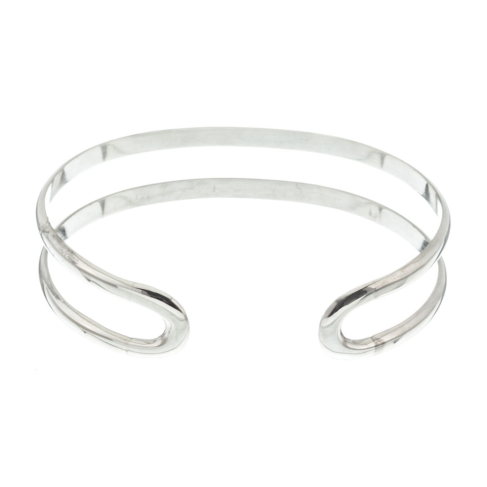Pulsera esclava doble abierta 