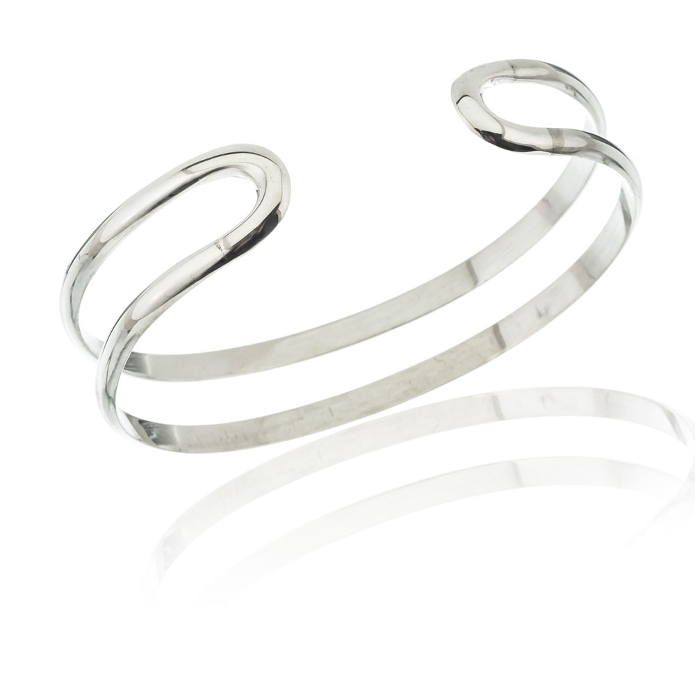 Pulsera esclava doble abierta 