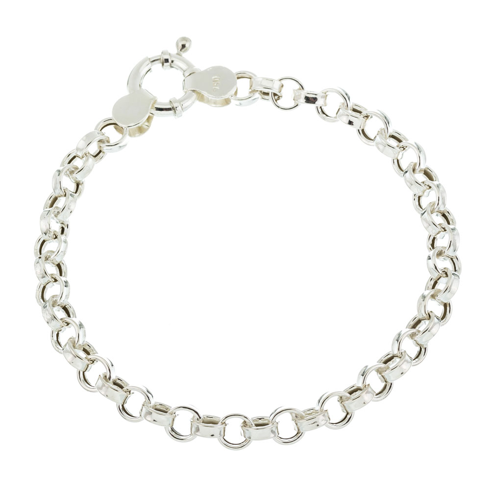 Pulsera eslabones redondos chatos N 0
