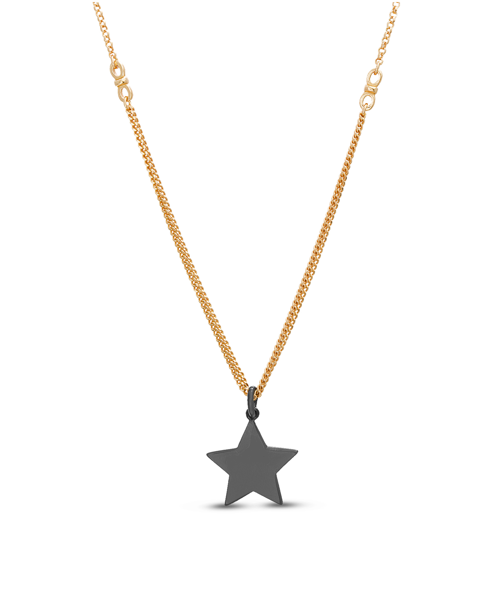 Conjunto rosado con estrella rodio negro