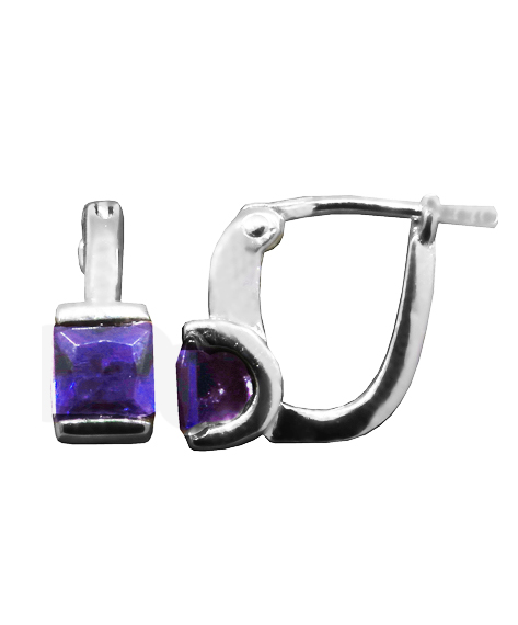 Par aros tank brisura piedra violeta, platabella