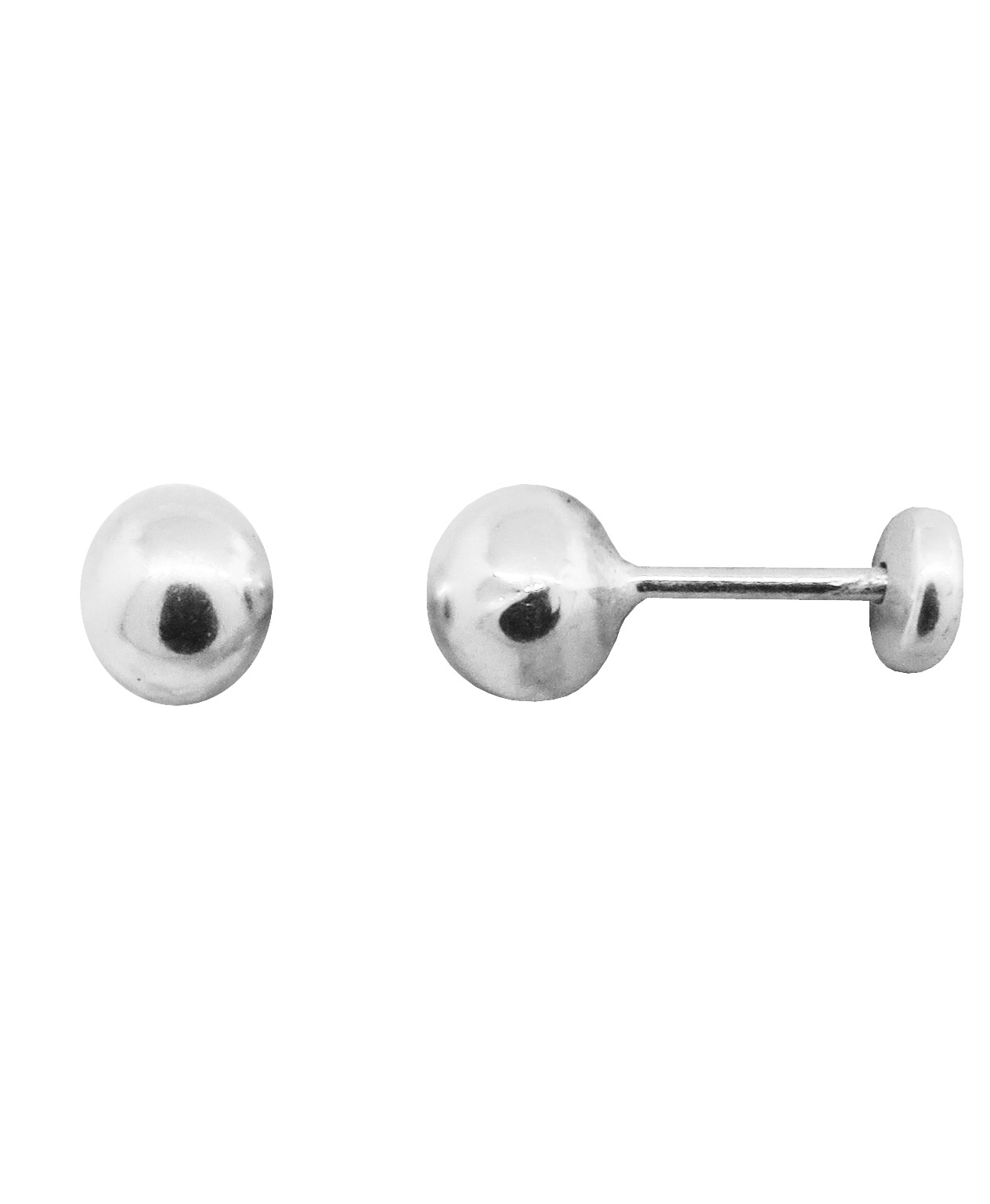 Par aros bolita, abridores, 5mm