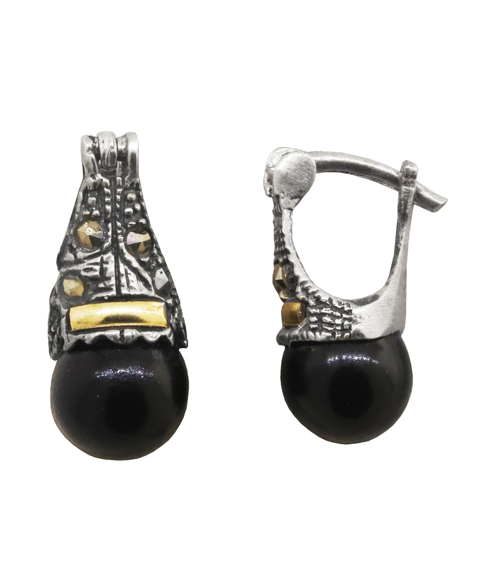 Par aros lady negro 8mm