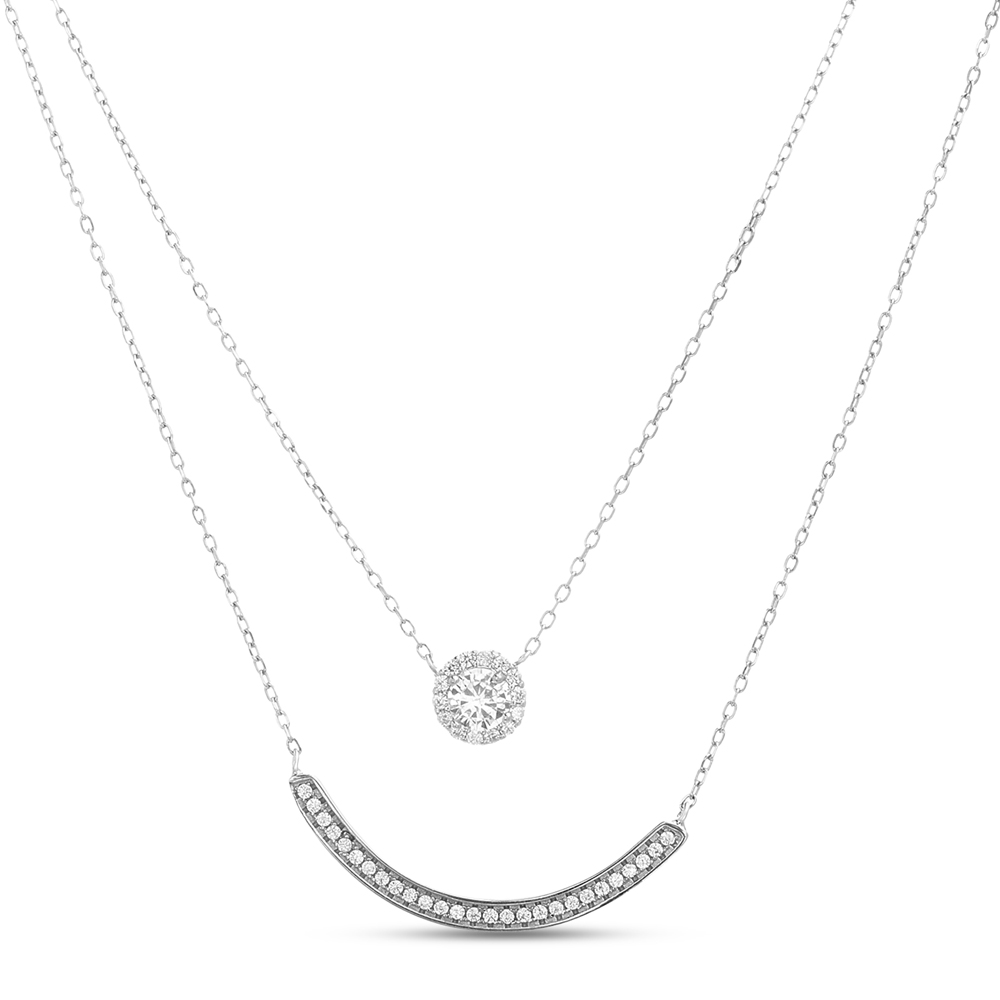 Conjunto doble, susanito con virola de piedras y barrita 