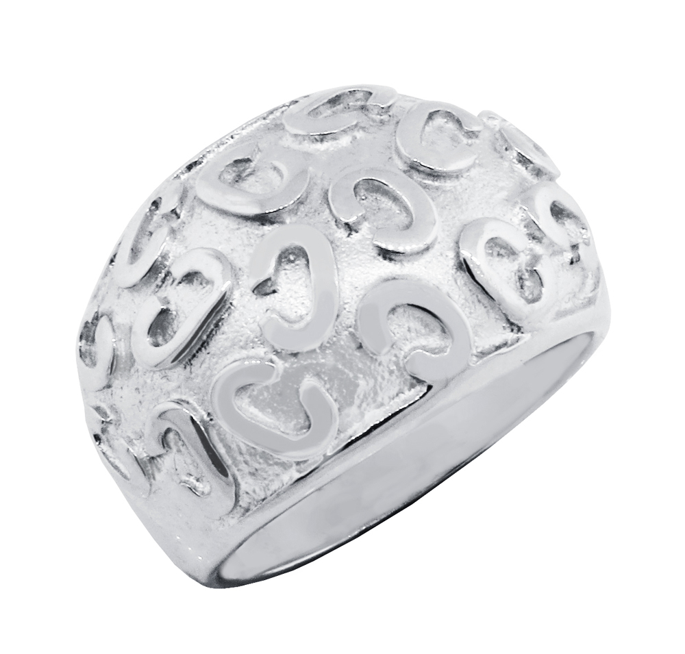 Anillo Capricho onditas, platabella