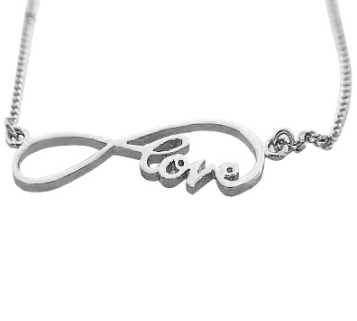 Conjunto infinite love sin piedra, blanco