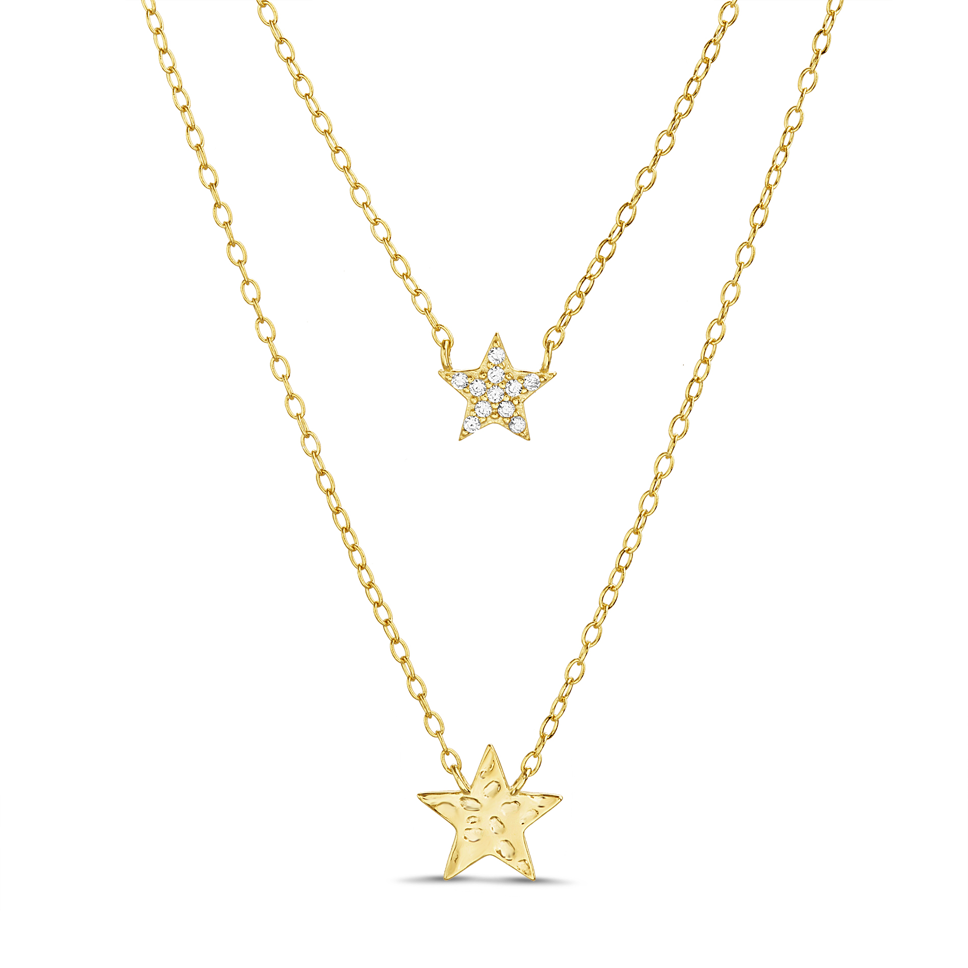 Conjunto doble estrella amarillo