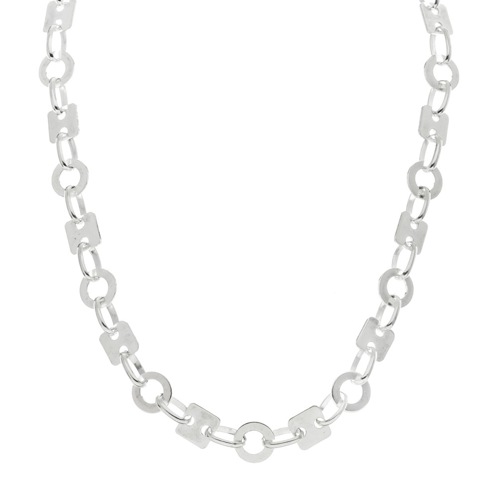 Gargantilla eslabonada tic tac toe ( precio x 45 cm )