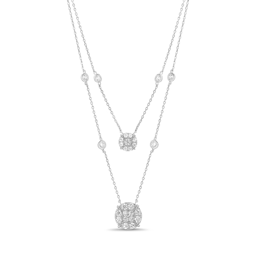 Conjunto doble circulos con piedras, y piedra en cadena con virolas