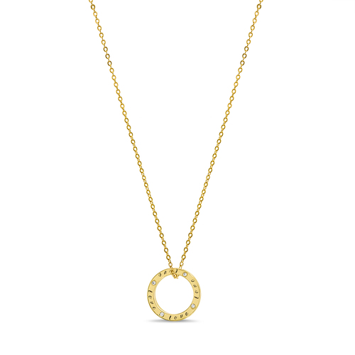 Conjunto amarillo arandela Love