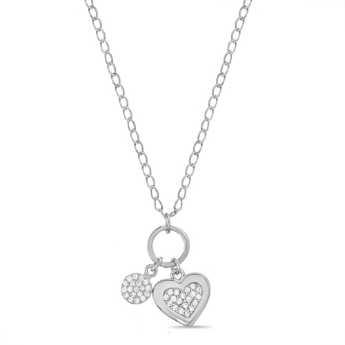 Conjunto corazon y circulo pavee