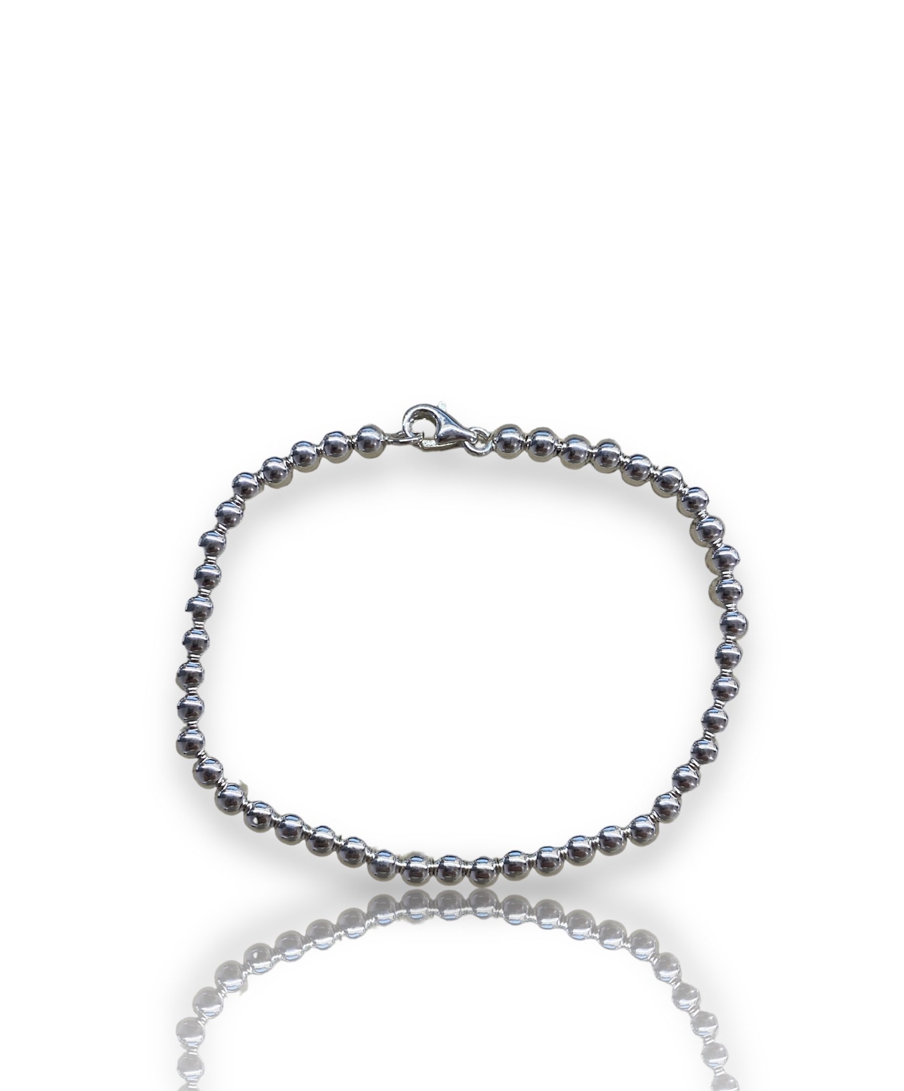 Pulsera de bolitas 4 mm