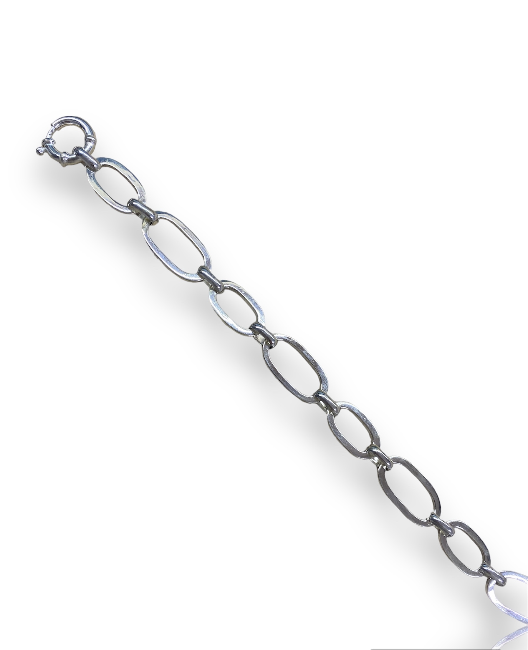 Pulsera eslabones chatos
