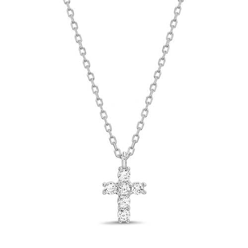 Conjunto cruz con piedras