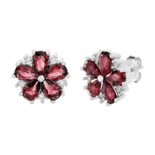 Par Aros roseta fucsia