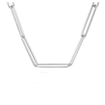 Cadena paper clip ( Precio x 40 cm ).
Tambien viene x 45 y 50 cm ( aclarar el largo )
