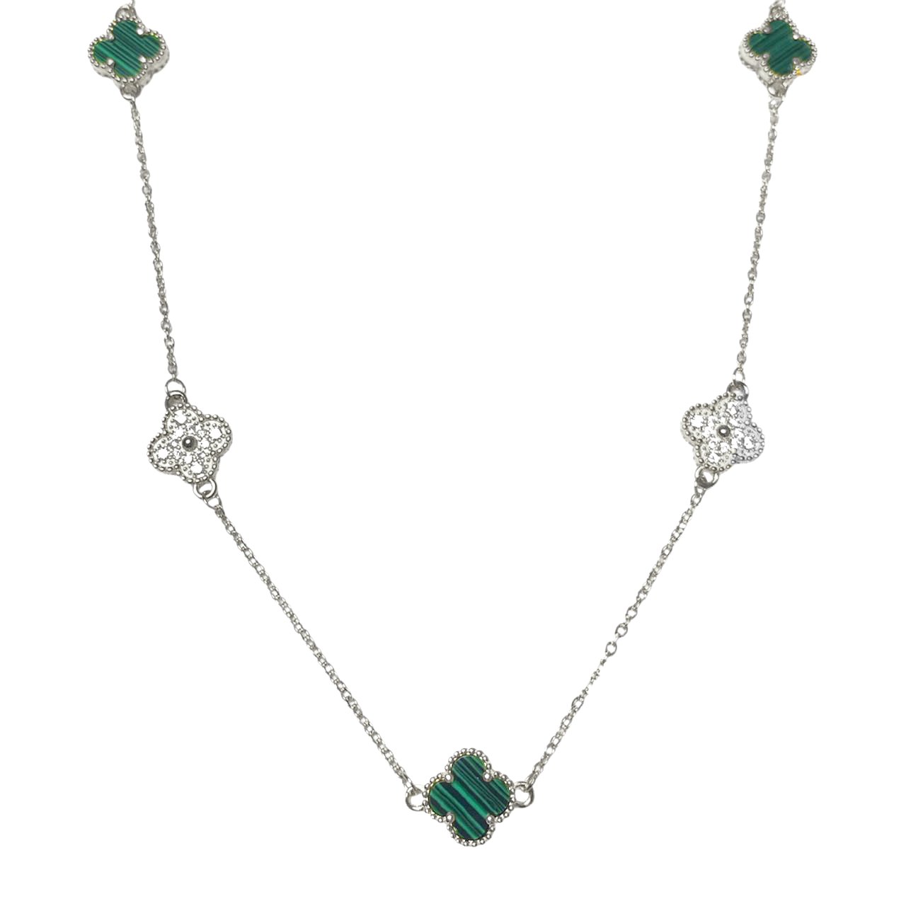 Conjunto 5 treboles, verde, pavee , x 45 cm