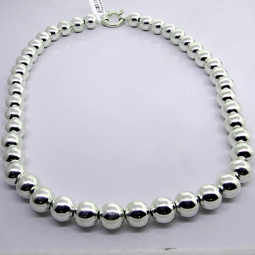 collar bolitas 10 mm ( precio x 40 cms)