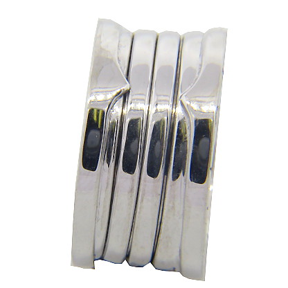 anillo tubo sin piedra ancho platabella