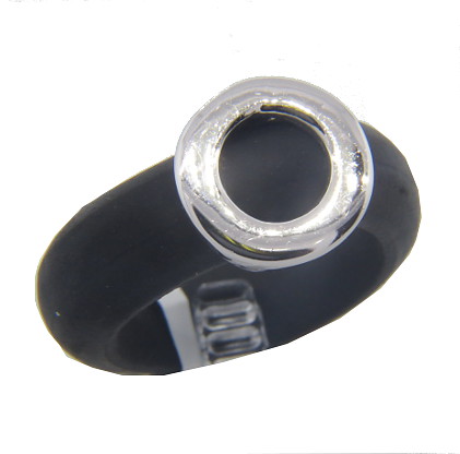anillo caucho redondo sin piedra grande platabella