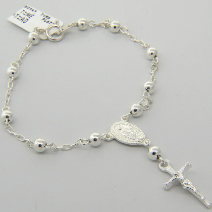 pulsera rosario 4 mm