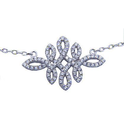 conjunto con piedras blancas