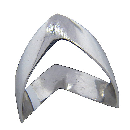 Anillo platabella africano rodinado