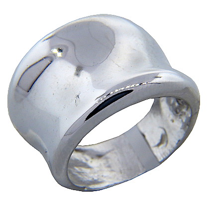 Anillo platabella rodinado bombe desplazado