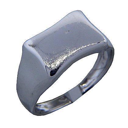 Anillo platabella sello nouvelle chico rodinado