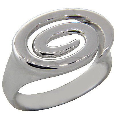 Anillo platabella espiral 