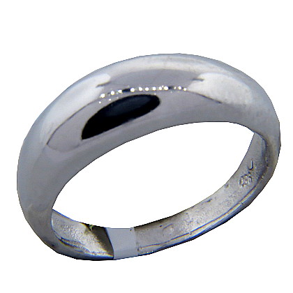 Anillo platabella bombe alto chico rodinado