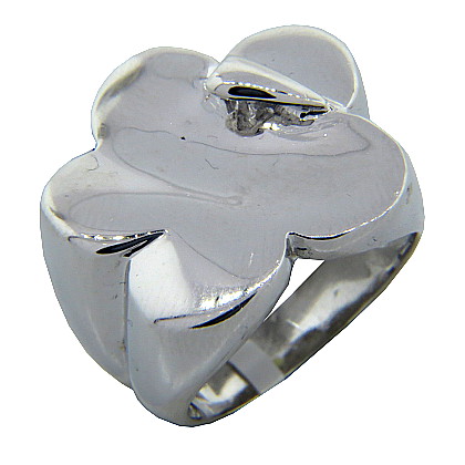Anillo platabella rodinado flor panuelo grande