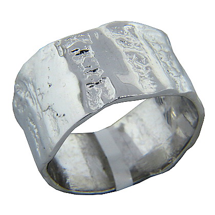 Anillo platabella rodinado corteza chico