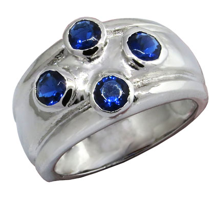 anillo cuatro circulos platabella