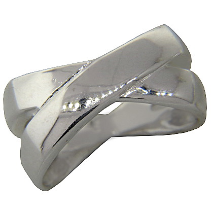 Anillo x cruzado platabella