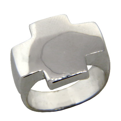 Anillo piti cruz platabella