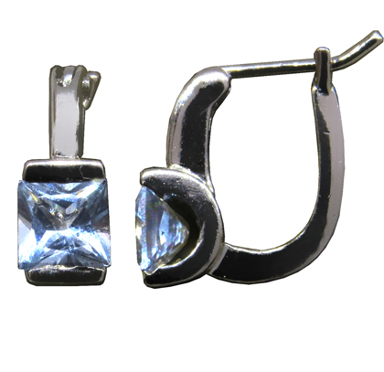 Par aros tank brisura piedra celeste, platabella