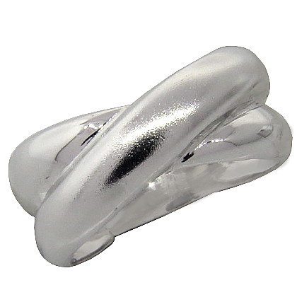 anillo new cruzado sin piedra chico platabella