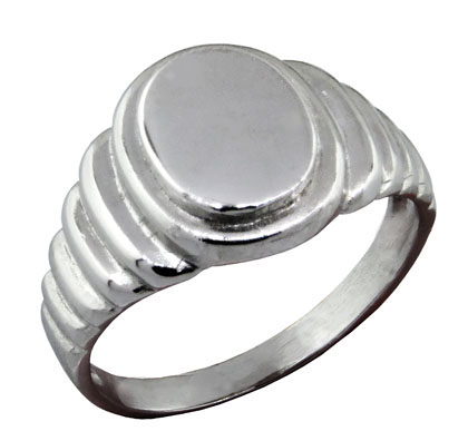 Anillo sello hueco escalonado chico platabella
